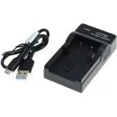 OTB Oplader compatibel met Sanyo DB-L10, Olympus Li-10B en Li-12B.