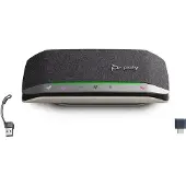 Poly Sync 20+M Speakerphone – Draagbare Conference Speaker – Bluetooth & USB-C/USB-A – Incl. BT700 Bluetooth-adapter – Gecertificeerd voor Microsoft Teams – Zwart