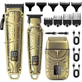 Hatteker 3-in-1 Tondeuse voor Heren – Baardtrimmer, Precisietrimmer & Haartrimmer – Waterdicht – USB Oplaadbaar