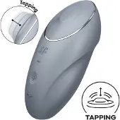 Satisfyer - 2-in-1 clitoris vibrator - grijs