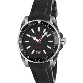 Gucci YA136303 Dive zwarte wijzerplaat siliconen band herenhorloge