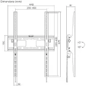 Gembird TV Wandsteun Kantelbaar – Muurbeugel voor 37-75 Inch TV – Maximaal 75 kg – VESA Compatibel – Inclusief Montagemateriaal – Zwart