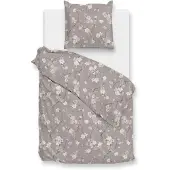 Heckett & Lane Zo Home Dekbedovertrek Flanel Aria - grey 140x200/220cm