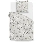 Heckett & Lane Zo Home Dekbedovertrek Flanel Ines - grey 140x200/220cm