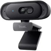 Trust Tomar - QHD Webcam - Ingebouwde Microfoon - Privacy Sluiter - Zwart