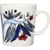 Arabia Puutarhurit mok 30 cl Blauw-wit-rood