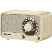 Sangean WR-8 FM en AM radio met Bluetooth ontvangst, White Ash