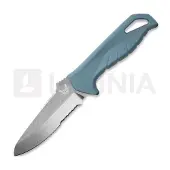 Benchmade Undercurrent 18040S CPM MagnaCut, Depth Blue Santoprene vaststaand mes