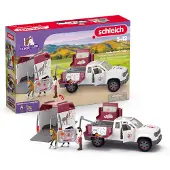Schleich Mobile Veterinary Set with Trailer. 42704 Horse Club
