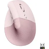 Logitech Lift Verticale Ergonomische Muis Roze