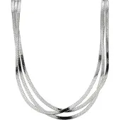Liebeskind berlin Ketting zwart / zilver