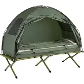 SoBuy OGS32-GR 4-in-1 Kampeertent met Bed