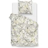 Heckett & Lane Zo Home Dekbedovertrek Flanel Amaury - natural 140x200/220cm