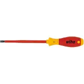 Wiha 320N060150 Schroevendraaier SoftFinish electric sleufkop 6.0 mm x 150 mm - 00828