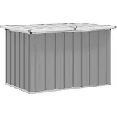 vidaXL Tuinbox 109x67x65 cm grijs