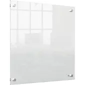 Nobo Draagbaar Wandgemonteerd Mini Whiteboard - 450 x 450 Millimeter - Inclusief Marker - Transparant Acryl