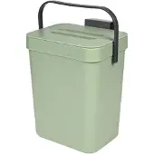 Benson - Afvalbakje - groen - met deksel - 3 lt.