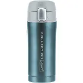 Maestro - Thermo mok gemaakt van RVS 0,32L - MR1641 blauw