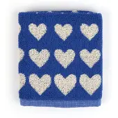 Bunzlau Castle Keukendoek Hearts Royal Blauw