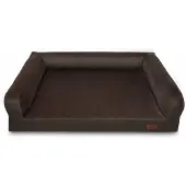 HUGGY DOGGY Orthopedisch hondenbed, fluweelzachte bank, L