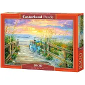 Castorland Morning Ride – Puzzel – 1.000 stukjes – Satijnen afwerking – Perfecte pasvorm – Europese kwaliteit