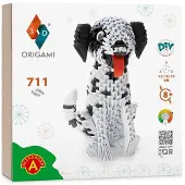 Alexander 3D Model Origami Hond Dalmatiër - Papier