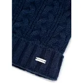 WITTCHEN - Dames Baret - Met Pompom - Navy Blauw - Acryl