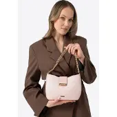 WITTCHEN Dames Crossbody Tas, Roze, Geweven, Polypropyleen