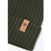 WITTCHEN Classic Serie - Katoenen Muts - Khaki - Klassiek - Warm