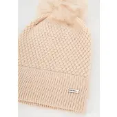WITTCHEN - Hoed - Viscose Blend - Beige - Uniek Bubble Weave