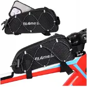 Fit4Med Waterdichte fietstas voor het frame, met reflecterend materiaal, 1 liter inhoud