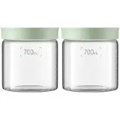 Usorteret CS1014-CG - Voedselopslagsysteem - Glas - 700ml - Cozy Greenish