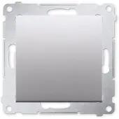 Kontakt-Simon Contactdoos Simon DW1.01/43, kunststof, zilverkleurig, IP20, IP44, 250 V, 10 A, 75 mm