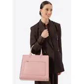 WITTCHEN Dames 13" Laptoptas in Imitatieleer Roze