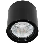 ITALUX LED inbouwspot 40W Luna zwart, 3800 lumen, model WG-706R/BK-WW/70