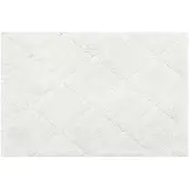 MDM Chic 2 Katoenen Badmat 50x70 cm - Wit