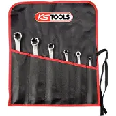 Ks Tools 911.0370 Dubbele ringsleutelset Sleutelbreedte (metrisch) 6 - 24 mm