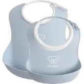 BabyBjörn Lätzchen - 2er-Pack - Pastellblau - - One Size - Lätzchen