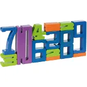 WEPLAY Eduplay cijfer bouwstenen set - educatief speelgoed 17 stuks.