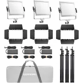 Godox Litemons LP1200R K3 RGB LED Light Panel 3-light Kit Wit