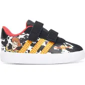 Adidas Sneakers 'VL COURT TOY STORY' geel / watermeloen rood / zwart / wit