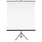 Hama Écran de projection 2-en-1 mobile Blanc