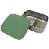 Blafre RVS Lunchtrommel met Siliconen Deksel Groen