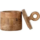Bloomingville Voorraadpot mangohout naturel Nonnie 18cm