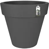 Elho Pure Round 100 Antraciet Zwart Bloempot Pot
