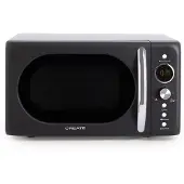 Create - Digitale magnetron-grill 900 W - Zwart - MICROWAVE RETRO