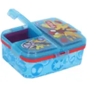 Stor Marvel's Spidey Kinderlunchbox – Broodtrommel met 4 vakken voor kinderen vanaf 4 jaar - Vaatwasserbestendig & BPA-vrij - Lichtblauw