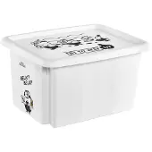 Keeeper opbergbox Karolina Minions Bello, 15 liter, wit, 38x29,5x20,5 cm