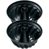 Zenker Set van 2 Kouglofvormen 25 cm Black Metallic