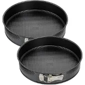 Zenker Set van 2 springvormen met scharnier 28 cm Black Metallic
